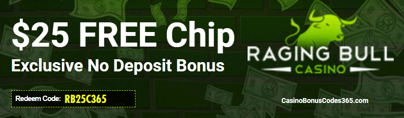 Raging Bull Casino Free Chip